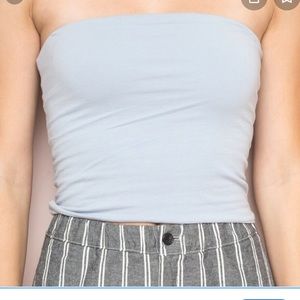 Baby Blue Tube Top